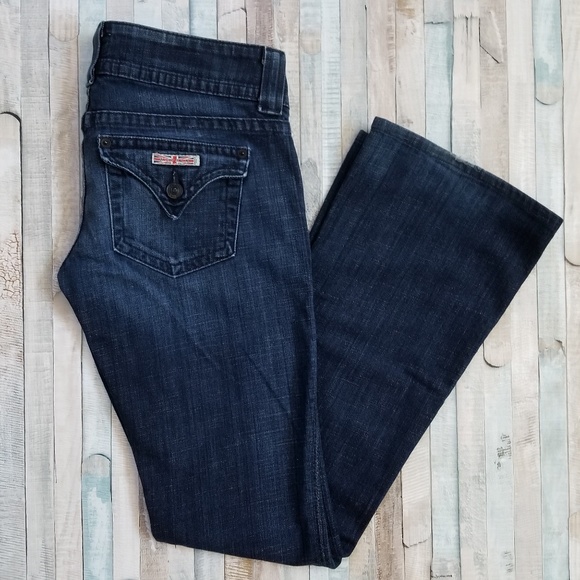 Hudson Dark Wash Flare Jeans - Picture 1 of 8